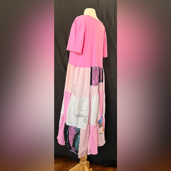 Upcycle Patchwork Dress - Picture 4 of 6